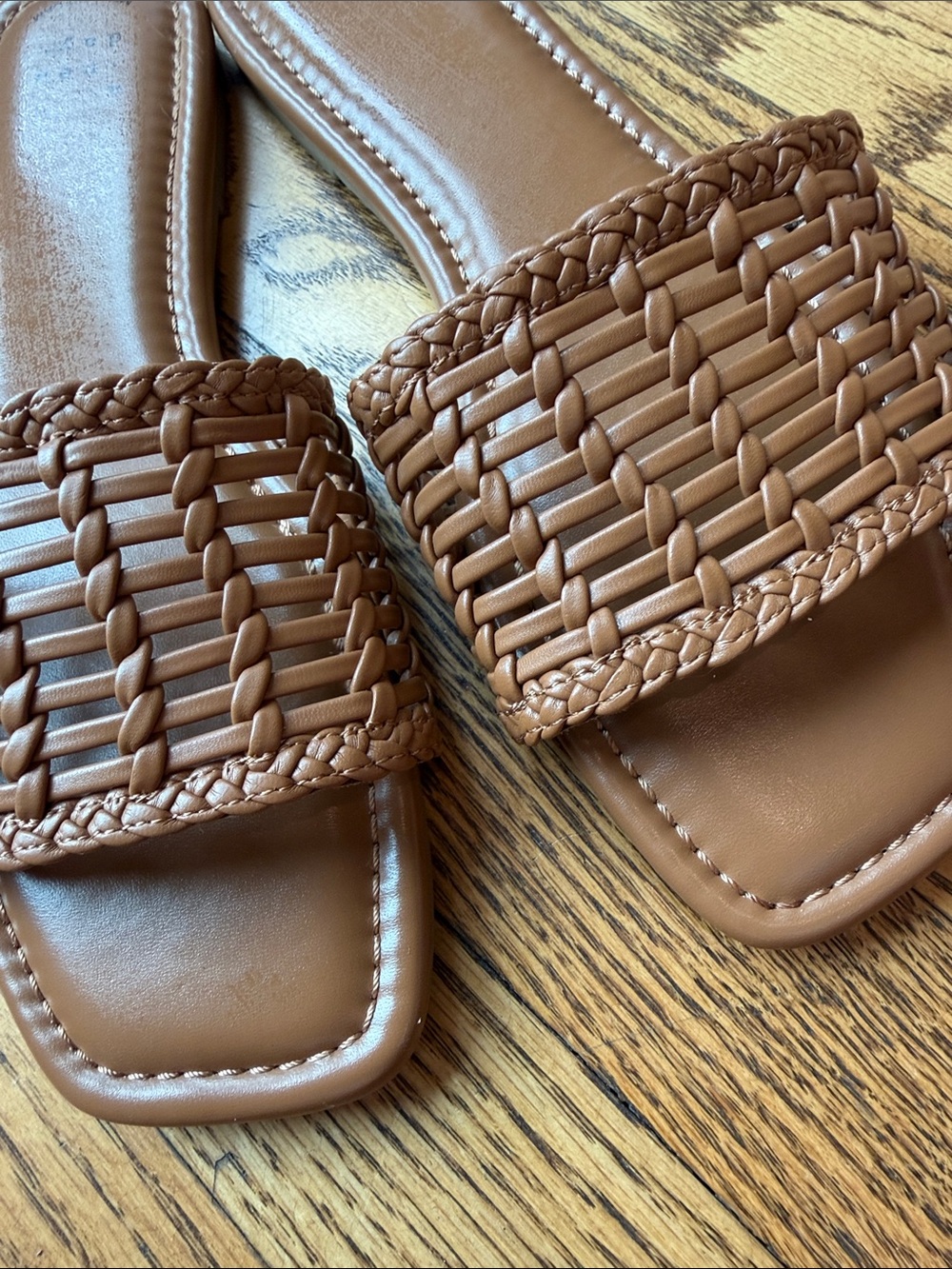 a new day Brown Woven Slide Mules - Picture 2 of 3